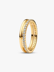Double Band Ring 14k gold plating