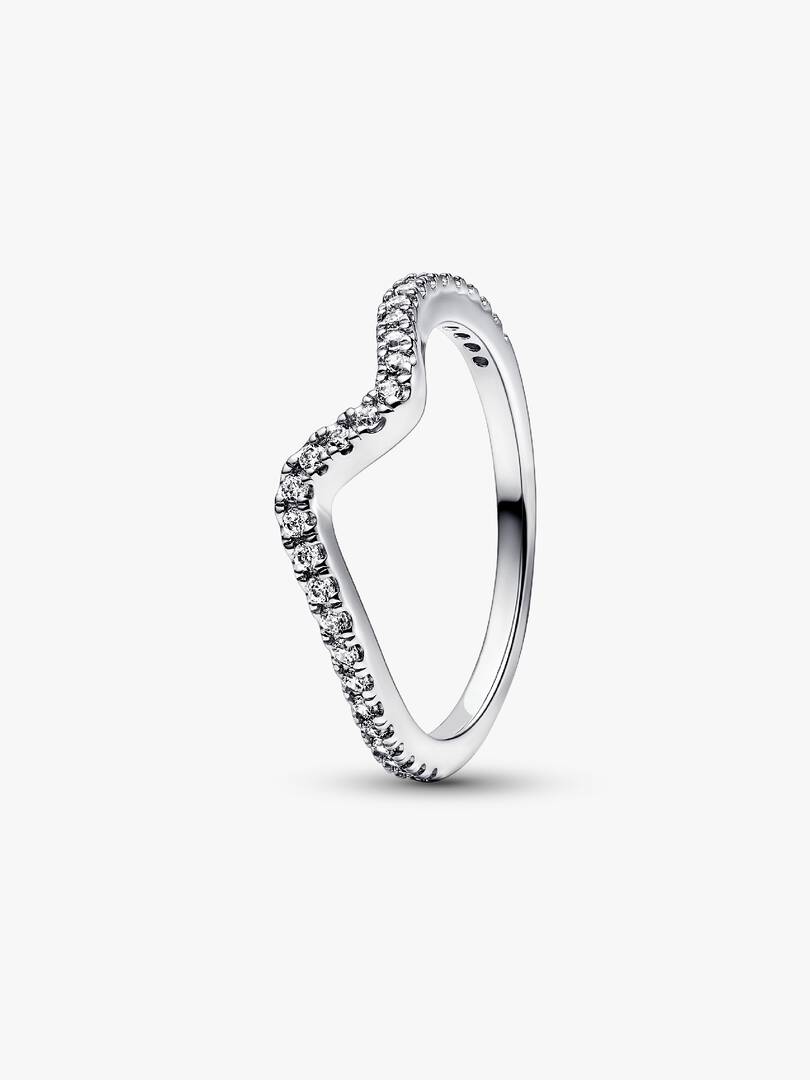 Sparkling Wave Ring Sterling silver