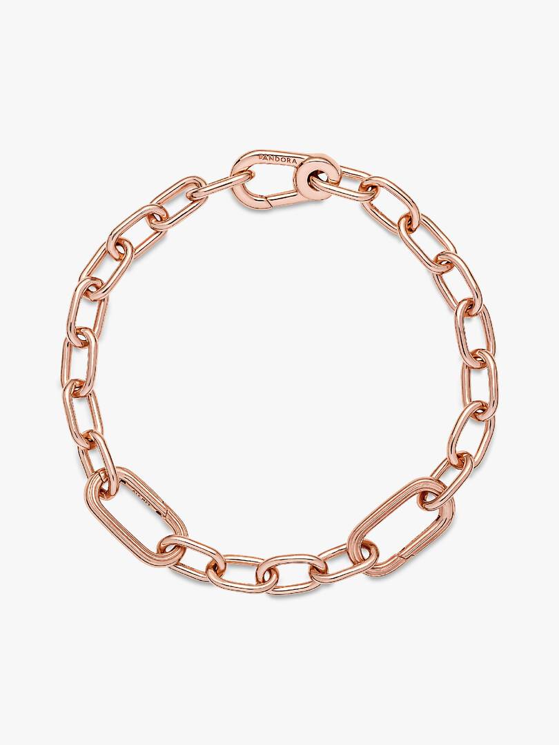 FINAL SALE - Pandora ME Small-Link Chain Bracelet 14k rose gold plating