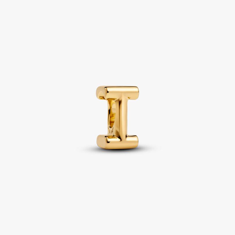 Letter I Charm Necklace 2 Quantity