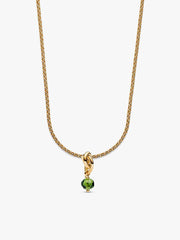 August Eternity Circle Dangle Charm Necklace Set 2 Quantity