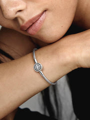 Pandora Moments Halo Snake Chain Bracelet Sterling silver