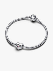 Blessed Heart Charm Sterling silver