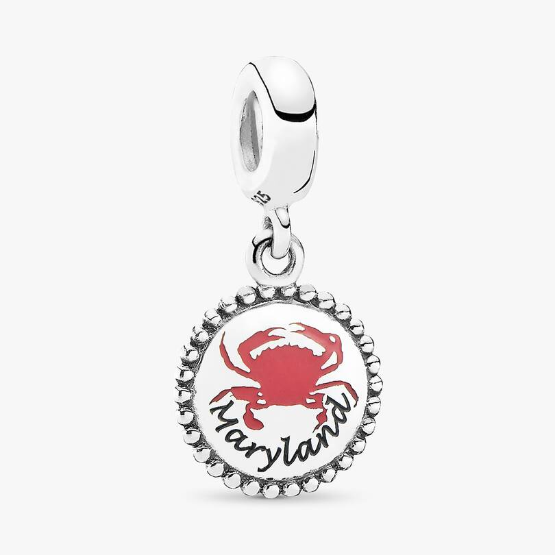 Maryland Crab Dangle Charm