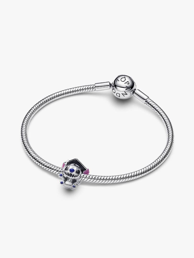 Disney Stitch Graduation Charm Sterling silver