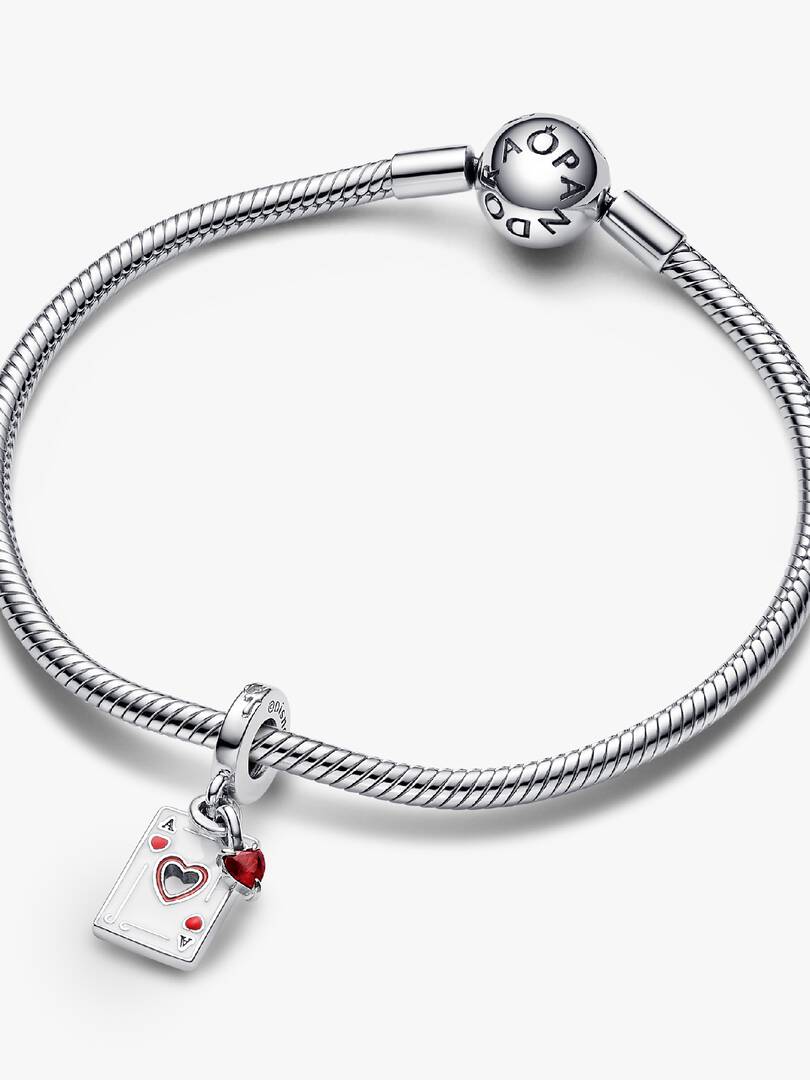 Disney Villains Queen of Hearts Double Dangle Charm Sterling silver