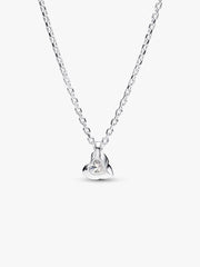 FINAL SALE - Pandora Talisman Sterling Silver Lab-grown Diamond Heart Pendant Necklace 0.25 ct TW, Sterling silver