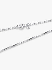 Ball Chain Necklace Sterling silver