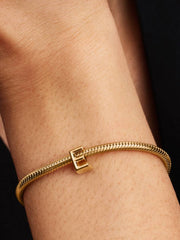Letter E Alphabet Charm 14k gold plating