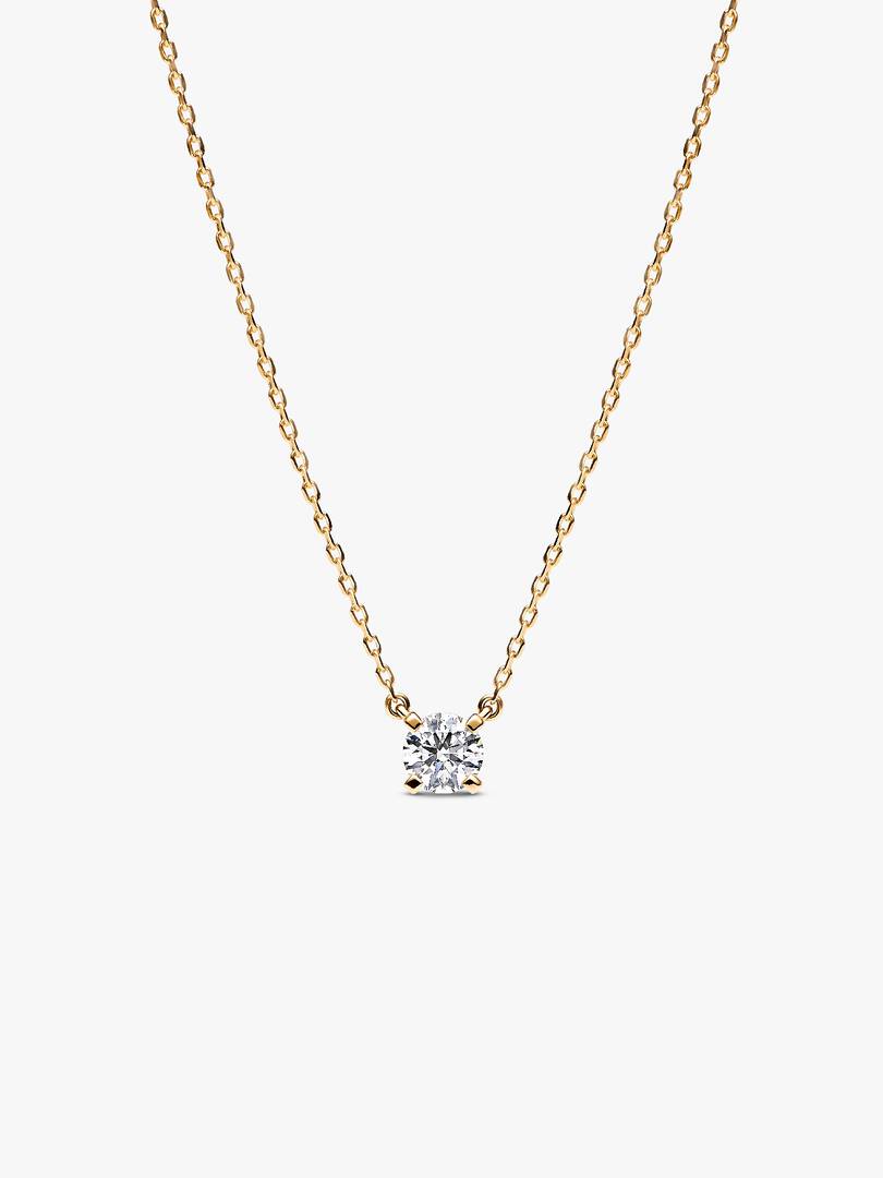 Pandora Era Lab-Grown Diamond Pendant Necklace 0.50 ct TW, 14k gold