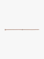 Beads & Pavé Bracelet 14k rose gold plating