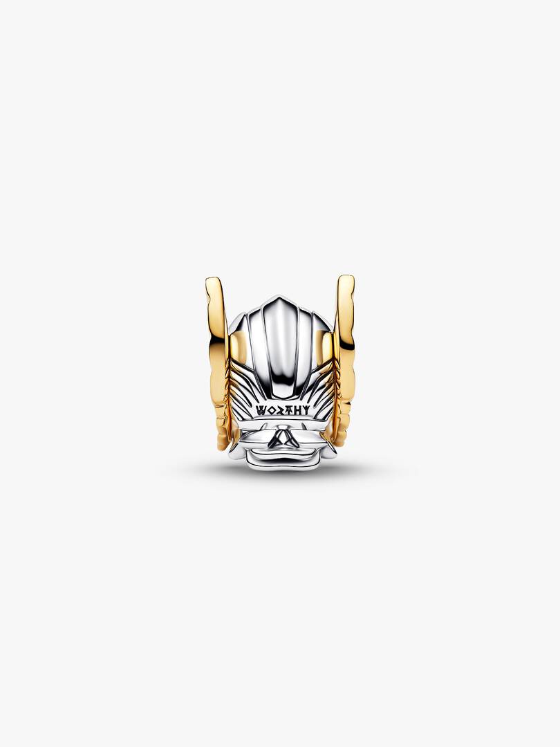 Marvel Thor Helmet Charm Sterling silver, 14k gold plating
