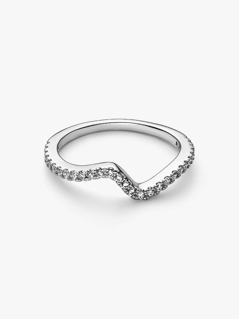 Sparkling Wave Ring Sterling silver