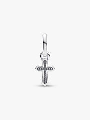 Pandora ME Sparkling Cross Mini Dangle Charm Sterling silver