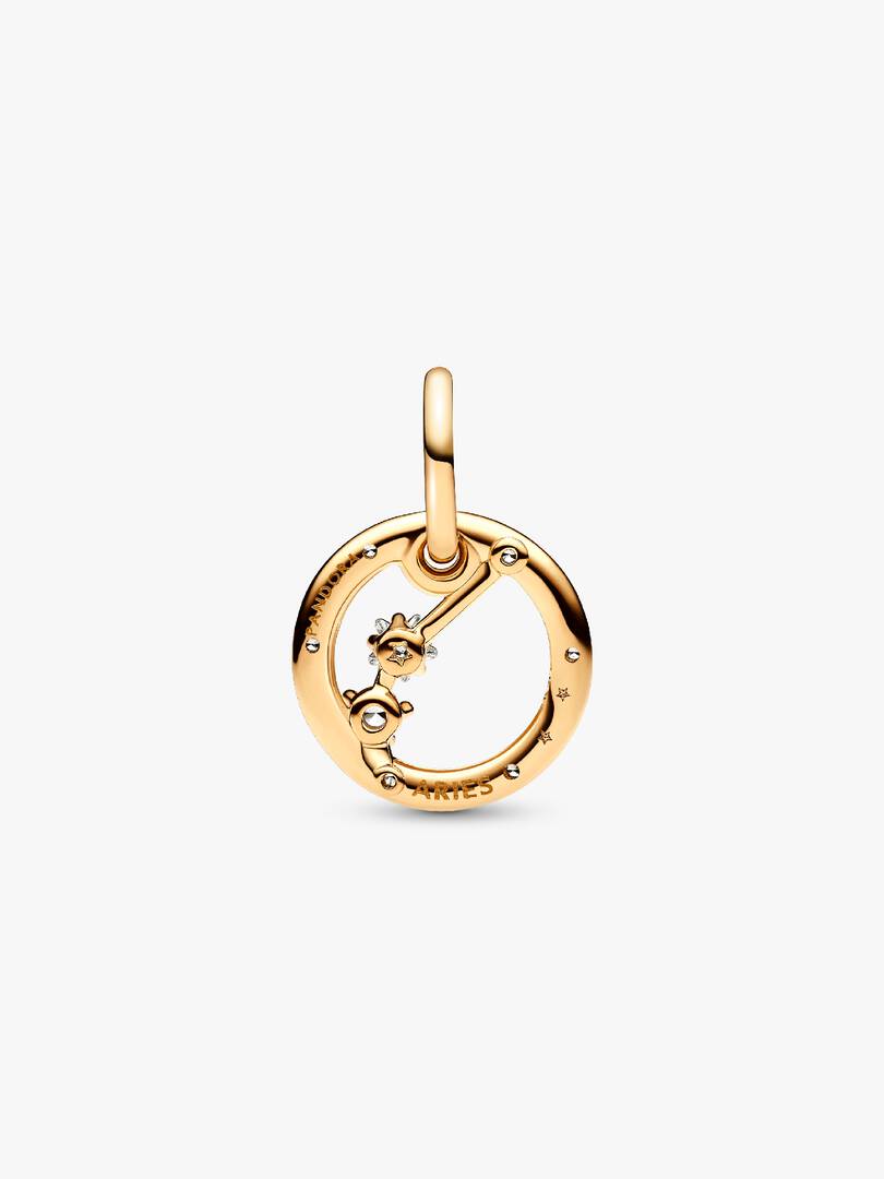 Aries Zodiac Dangle Charm 14k gold plating