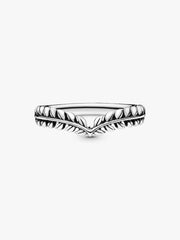Wheat Grains Wishbone Ring Sterling silver