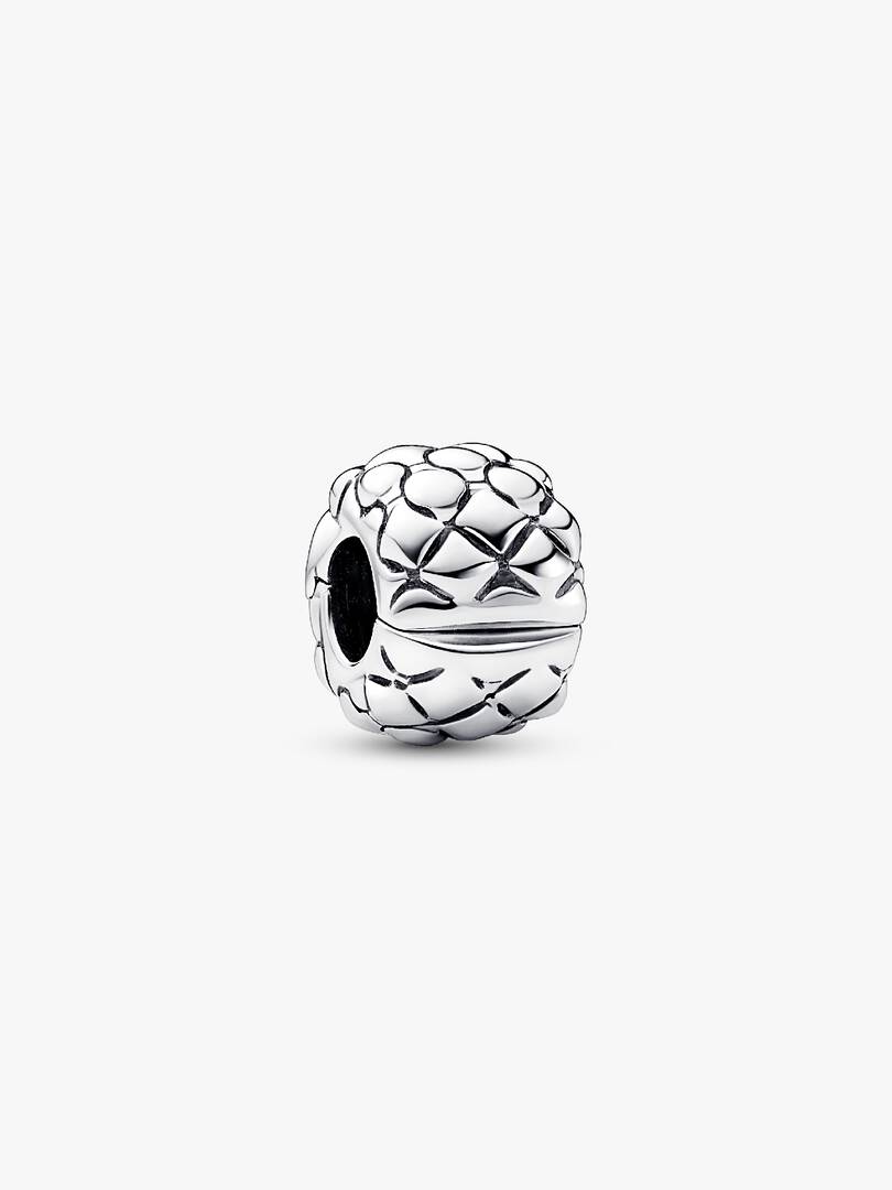 Studded Clip Charm Sterling silver