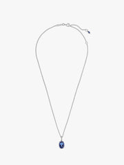 FINAL SALE - Sparkling Statement Halo Pendant Necklace Sterling silver