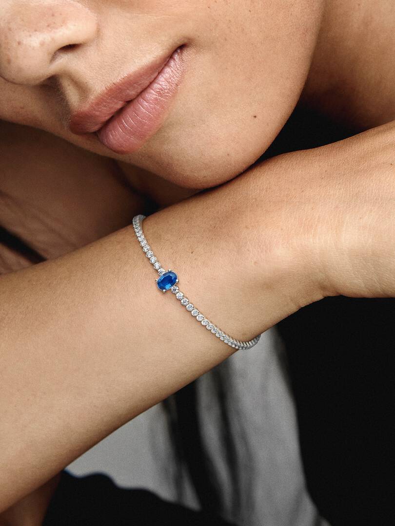 FINAL SALE - Sparkling Pavé Tennis Bracelet Sterling silver