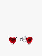 Sparkling Red Heart Ring Set 3 Quantity