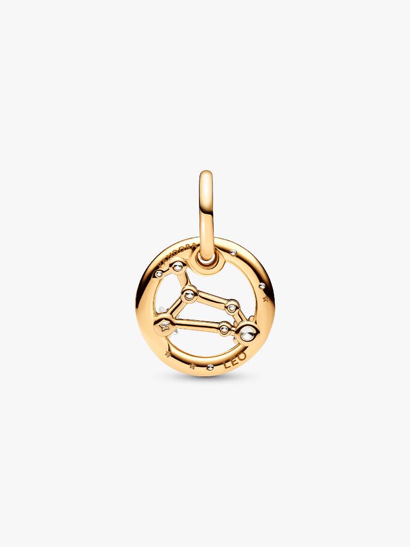 Leo Zodiac Dangle Charm 14k gold plating