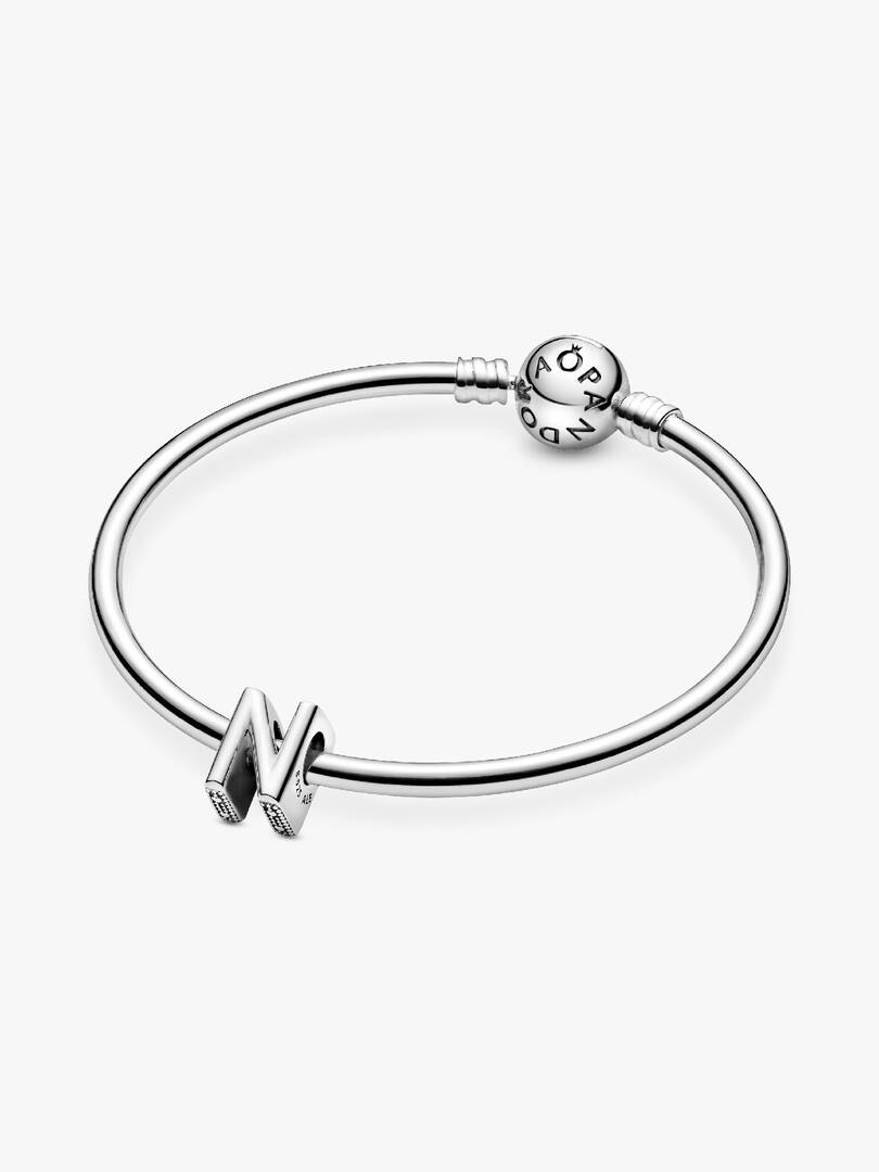 Letter N Alphabet Charm Sterling silver