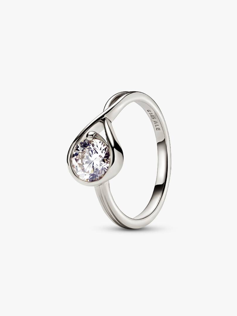 Pandora Infinite 14k White Gold Lab-grown Diamond Ring 1.00 ct TW, 14k white gold