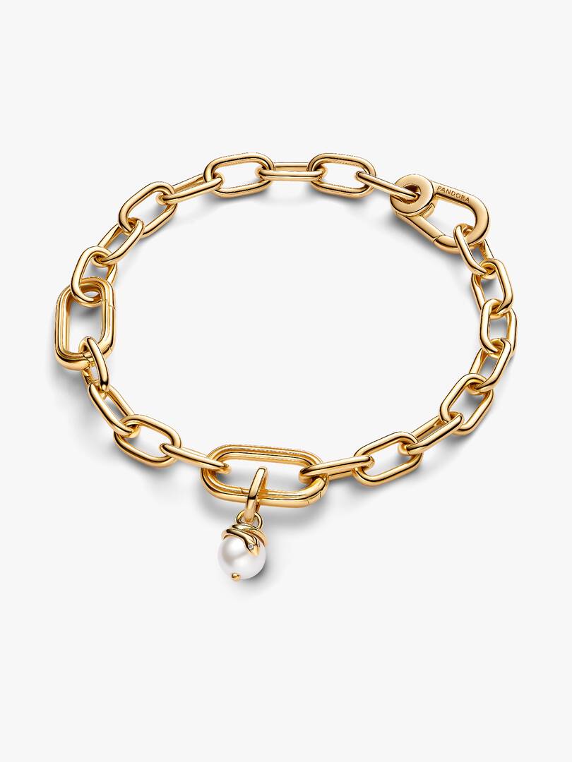 Pandora ME Snake Pearlescent Mini Dangle Charm 14k gold plating