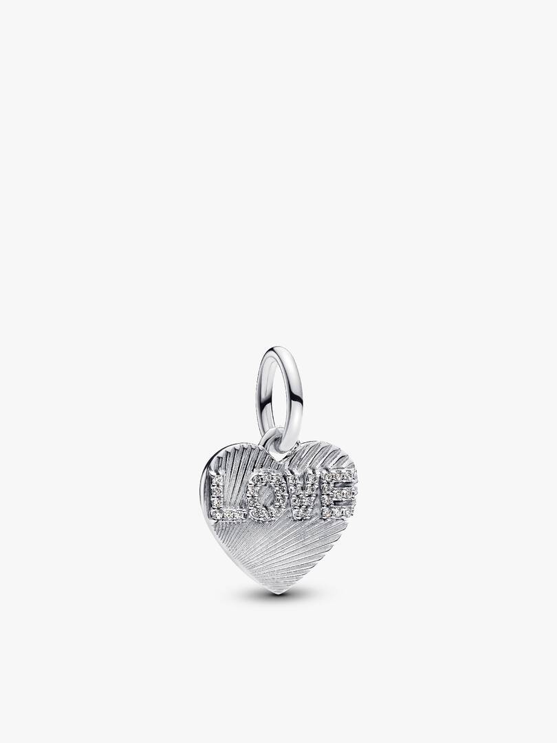 BE LOVE Engravable Love Heart Charm Bracelet Set 2 Quantity