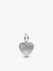 BE LOVE Engravable Love Heart Charm Bracelet Set 2 Quantity