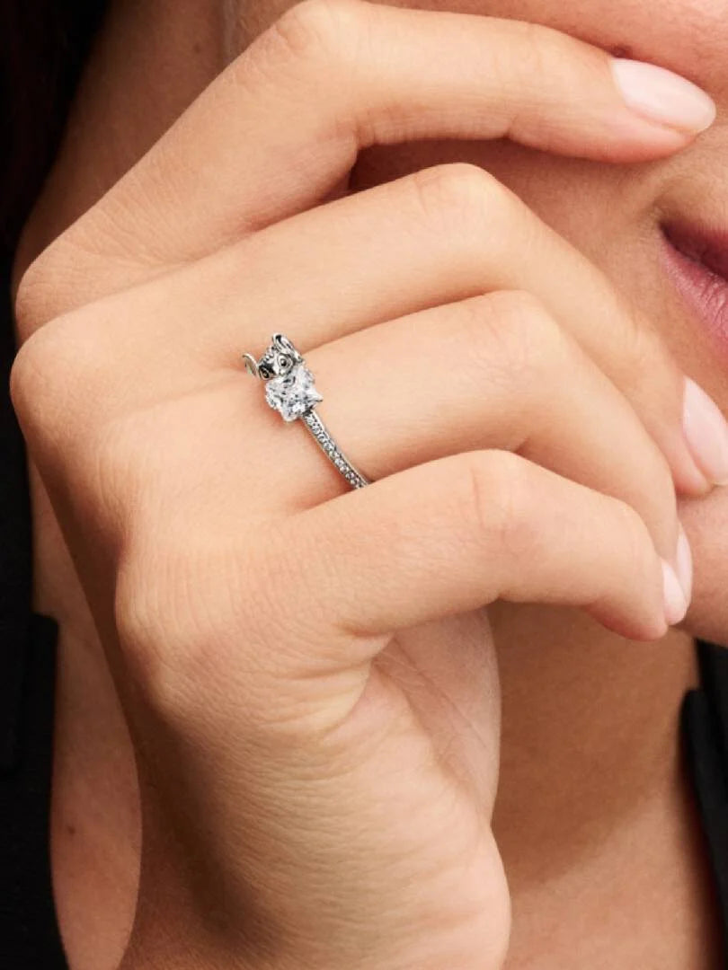 Disney Stitch & Stone Ring Sterling silver