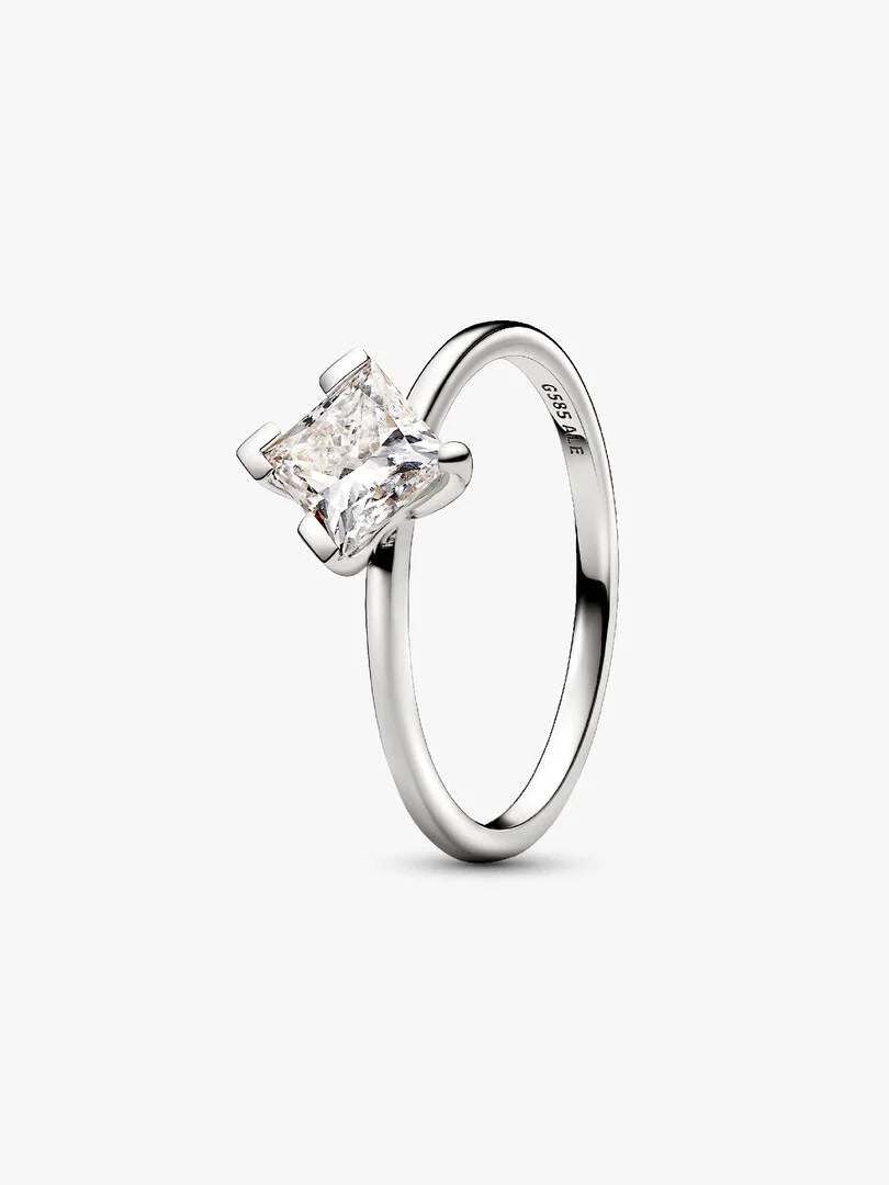 FINAL SALE - Pandora Nova 14k White Gold Lab-grown Diamond Ring 1.00 ct TW, 14k white gold