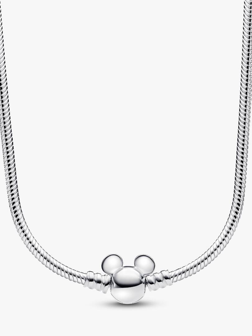 Disney Mickey Mouse Snake Chain Necklace Sterling silver