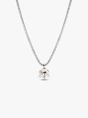 FINAL SALE - Pandora Nova 14k White Gold Lab-grown Diamond Pendant Necklace 0.50 ct TW, 14k white gold