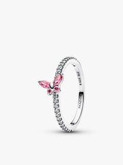 Pink Butterfly Ring Set 2 Quantity