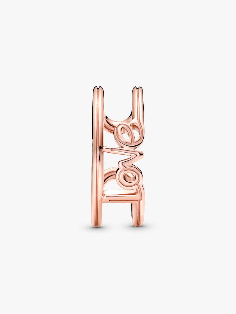 FINAL SALE - Pandora ME Love Open Ring 14k rose gold plating