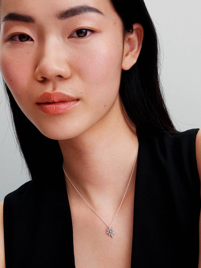 North Star Pendant Necklace Sterling silver