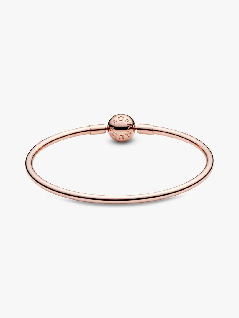 FINAL SALE - Pandora Moments Bangle 14k rose gold plating