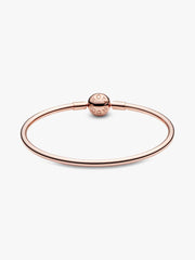 FINAL SALE - Pandora Moments Bangle 14k rose gold plating