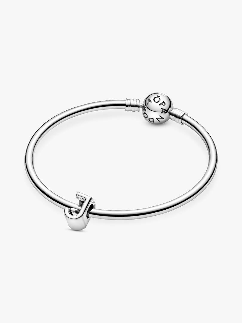 Letter J Alphabet Charm Sterling silver