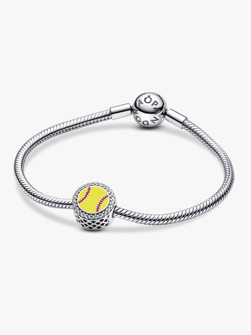 Softball Charm Sterling silver