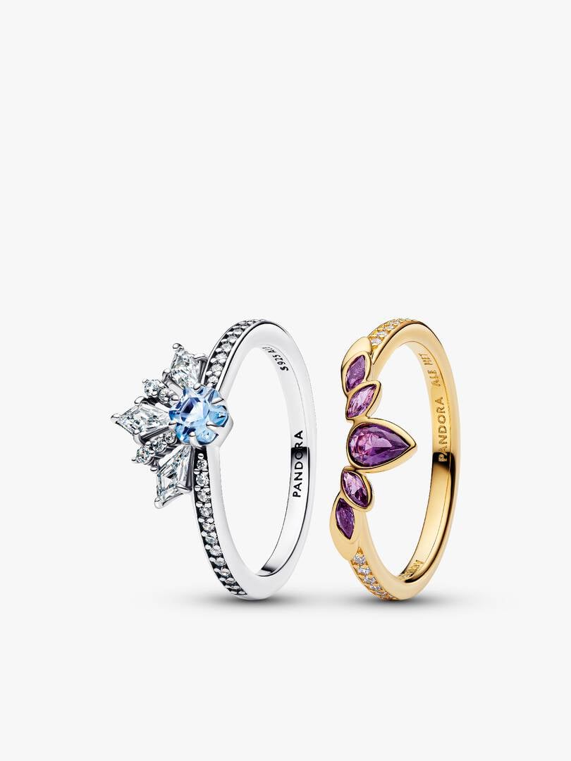 Disney Frozen's Queen Elsa & Princess Anna Ring Set 2 Quantity