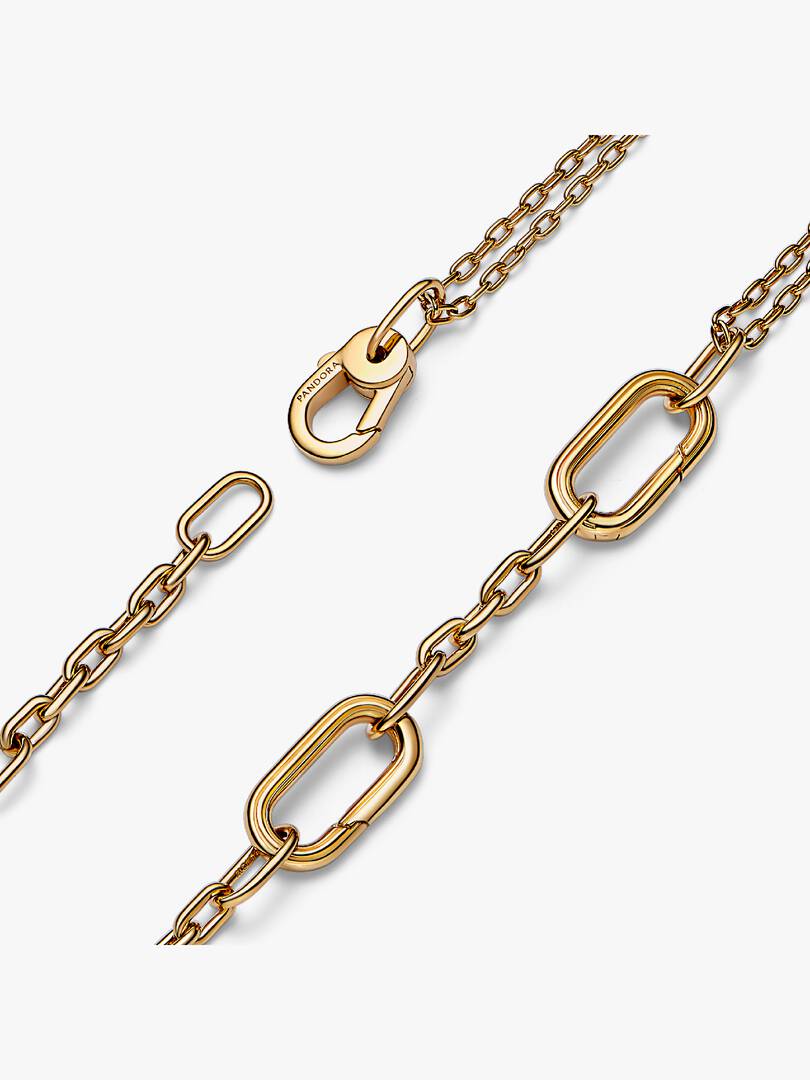 FINAL SALE - Pandora ME Double Link Chain Necklace 14k gold plating