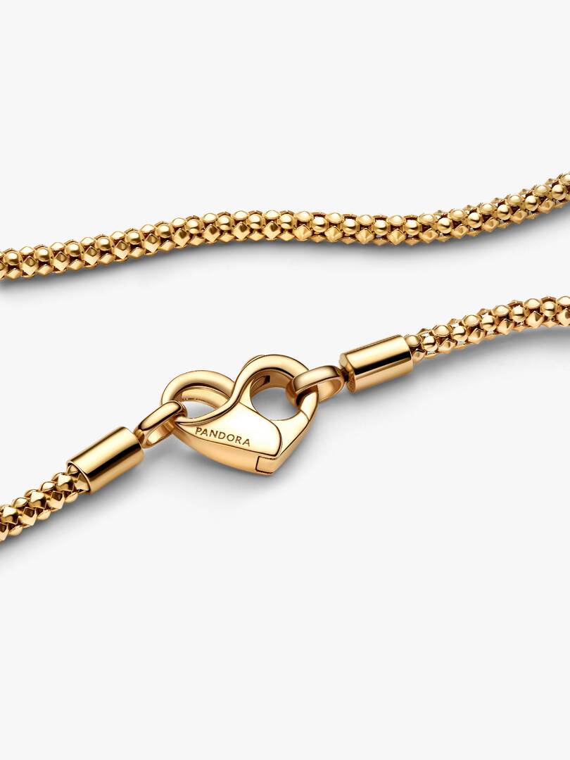 Studded Chain Necklace 14k gold plating