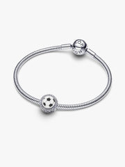 Engravable Soccer Charm Sterling silver
