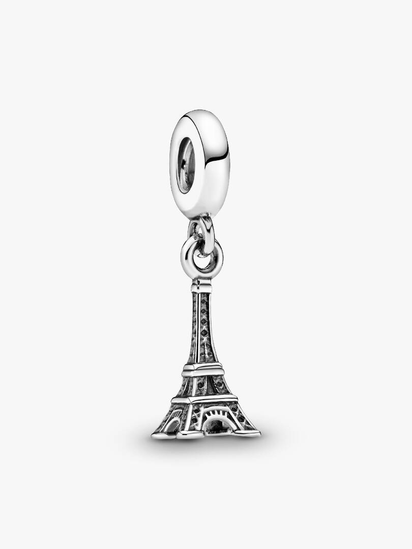 Paris Eiffel Tower Dangle Charm Sterling silver