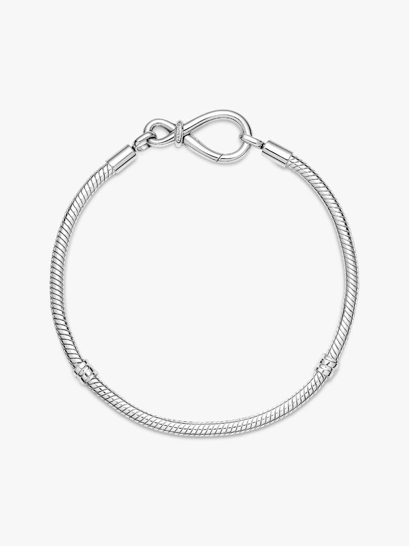 FINAL SALE - Pandora Moments Infinity Knot Snake Chain Bracelet Sterling silver