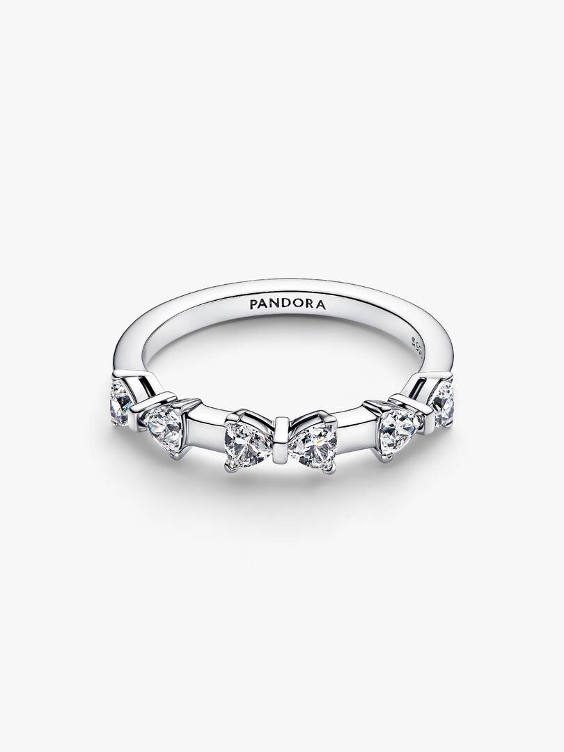 Bow Station Ring Sterling silver