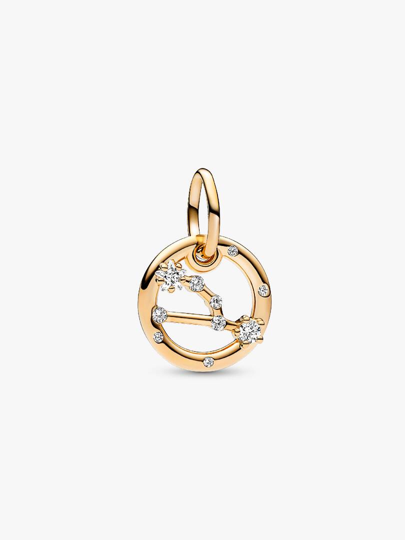 Taurus Zodiac Dangle Charm 14k gold plating