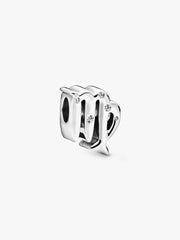 Sparkling Virgo Zodiac Charm Sterling silver